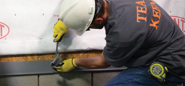 Driwall Weep Screed Application