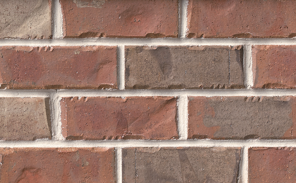 Authintic Brick by Meridian® Brick - Queen Size, Old Guignard with half inch mortar joints