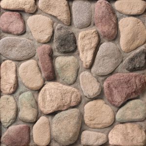 ProStone® - River Rock, Arctic Waters with half inch mortar joints