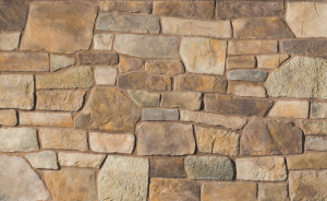 Cultured Stone® - Ancient Villa Ledgestone™, Sevilla™ with half inch mortar joints