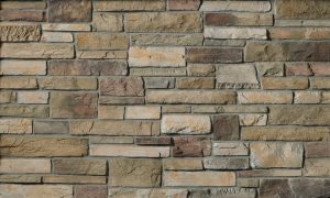 Cultured Stone® - Country Ledgestone, Bucks County with half inch mortar joints