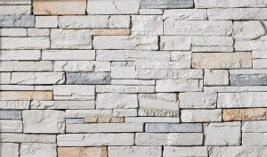 Cultured Stone® - Country Ledgestone, White Oak with tight fit mortar joints