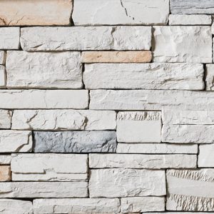 Cultured Stone® - Country Ledgestone, White Oak with tight fit mortar joints