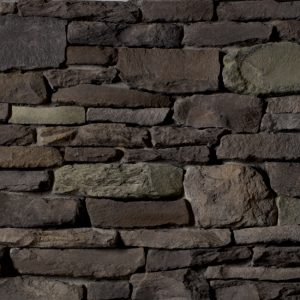 Cultured Stone® – Del Mare Ledgestone®, Black Isle™ with tight fit mortar joints