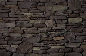 Cultured Stone® – Del Mare Ledgestone®, Black Isle™ with tight fit mortar joints