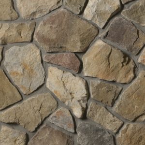Cultured Stone® – Dressed Fieldstone, Bucks County with half inch mortar joints