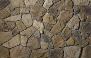 Cultured Stone® – Dressed Fieldstone, Bucks County with half inch mortar joints