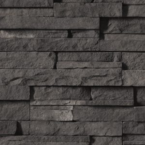 Cultured Stone® - Pro-Fit® Alpine Ledgestone, Dark Ridge™ with tight fit mortar joints