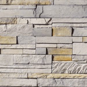 Cultured Stone® - Pro-Fit® Ledgestone, Platinum with tight fit mortar joints