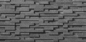 Cultured Stone® - Pro-Fit® Modera™ Ledgestone, Carbon with tight fit mortar joints