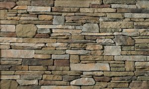 Cultured Stone® - Southern Ledgestone Bucks County with tight fit mortar joints