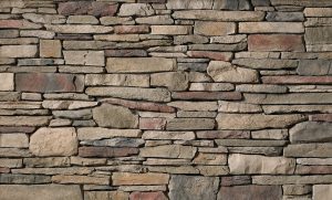 Cultured Stone® - Southern Ledgestone Chardonnay with tight fit mortar joints