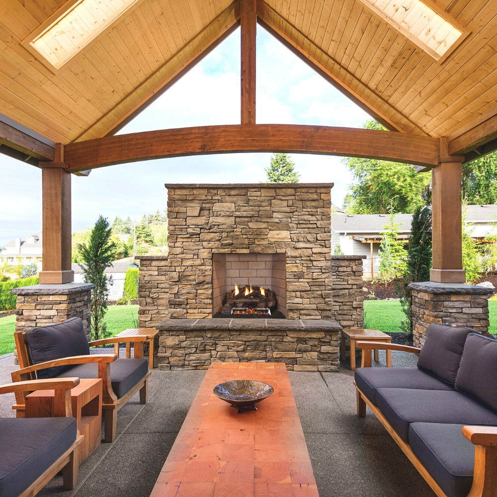 Magnum Series Fireplace from Earthcore® Isokern_outdoor