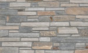 Pangaea® Natural Stone – Quarry Ledge, New England with half inch mortar joints