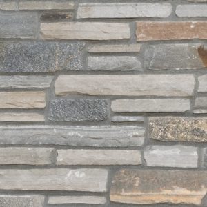 Pangaea® Natural Stone – Quarry Ledge, New England with half inch mortar joints