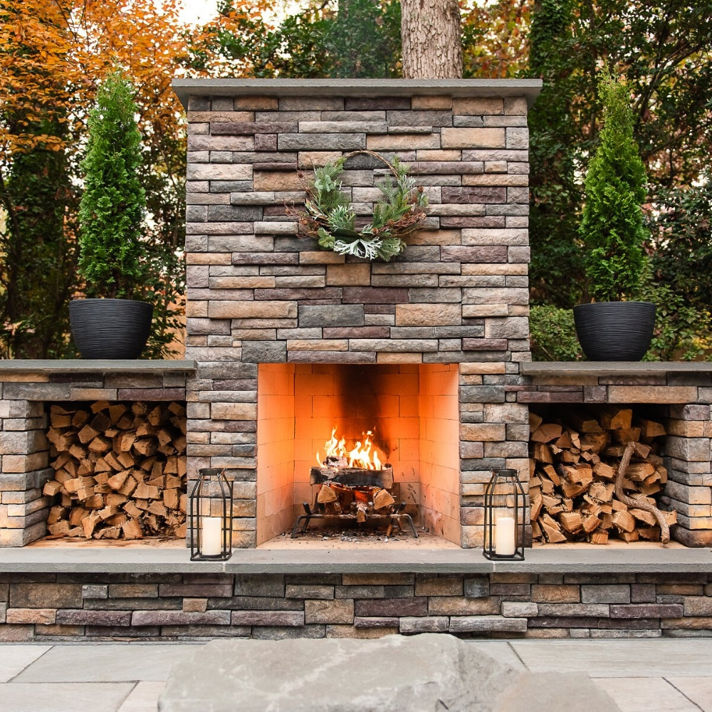 Standard Series Fireplace from Earthcore® Isokern_outdoor