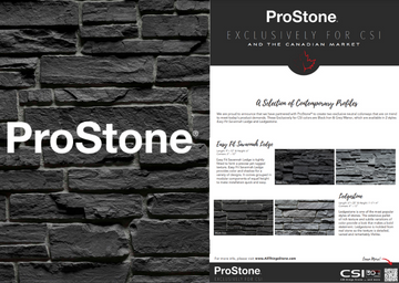 ProStone Exclusively for CSI Brochure 2022