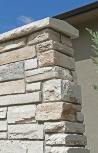 StoneTransitions® - Wall Cap, Flagstone Peaked - Shell
