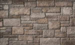 Cultured Stone® - Sculpted Ashlar, Ferrous with half inch mortar joints