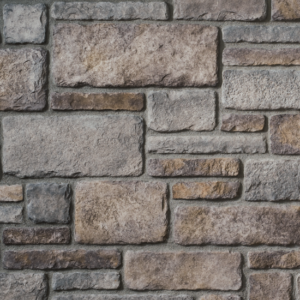 Cultured Stone® - Sculpted Ashlar, Ferrous with half inch mortar joints