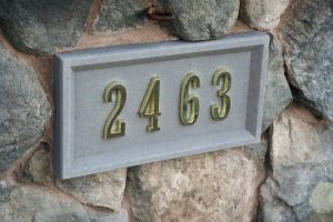StoneTransitions® - Finishing Accents, Address Stone - Normandy