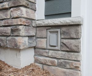 StoneTransitions® - Electrical Box Stones, Single Receptacle Stone - Normandy
