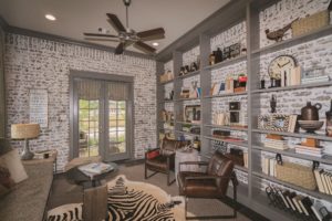 Authintic Brick by Meridian™ Brick - Modular Size, Shiawassee (with whitewash)