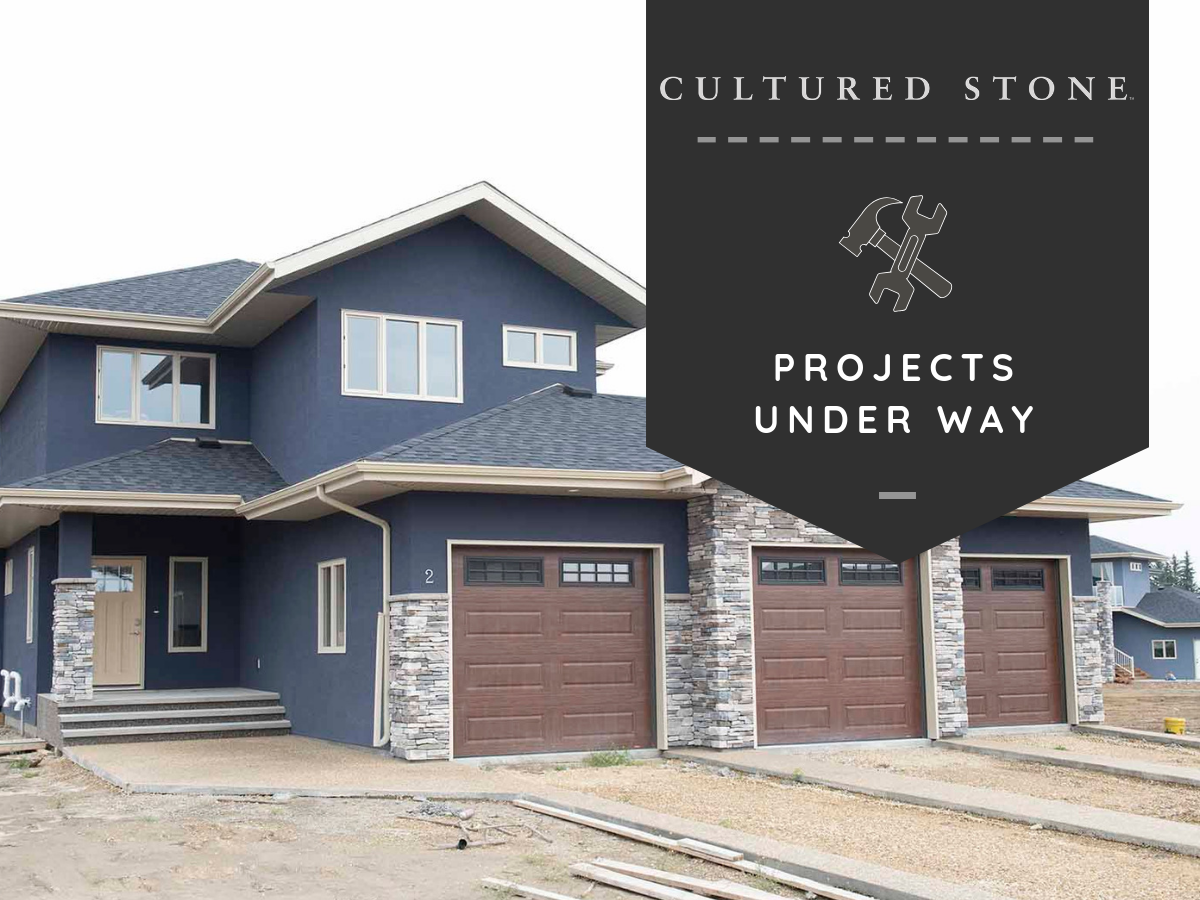 Cultured Stone Projects Under Way at Construction Sites Across Canada