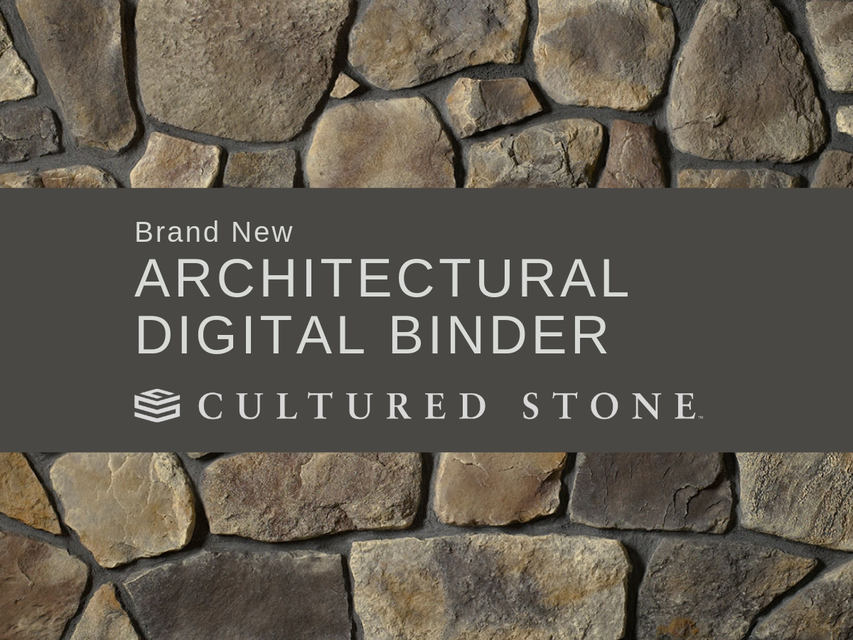 Architectural Digital Binder Cultured Stone|Cultured Stone Digital Binder||Cultured Stone Installation Guide|||Architectural Digital Binder from Cultured Stone®