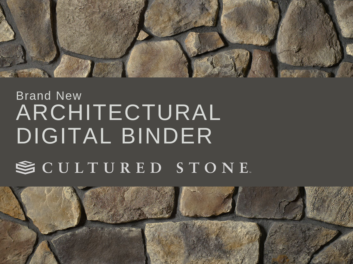 Architectural Digital Binder from Cultured Stone®