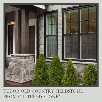 Wide Mortar Joints Cultured Stone Old Country Fieldstone Tudor
