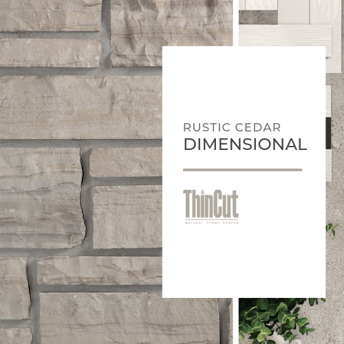 ThinCut Natural Stone Dimensional Rustic Cedar