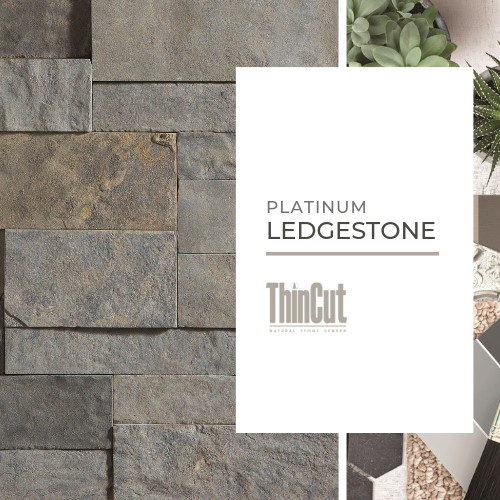 ThinCut Natural Stone Ledgestone Platinum