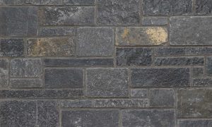 Pangaea® Natural Stone – 3 Course Ashlar, Klondike with half inch mortar joints