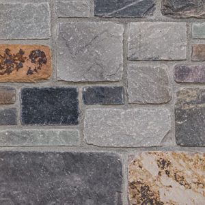 Pangaea® Natural Stone – 3 Course Ashlar, Oxford with half inch mortar joints