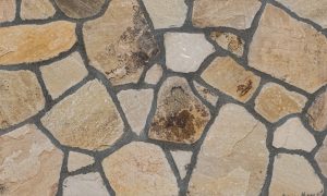 Pangaea® Natural Stone – Fieldstone, Tuscan with half inch mortar joints