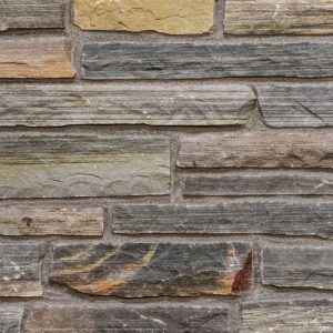Pangaea® Natural Stone – Ledgestone, Copper Canyon with half inch mortar joints