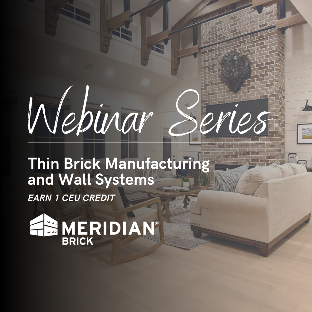 Webinar_Thin Brick Manufacturing and Wall Systems
