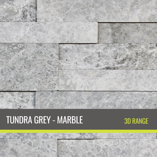 TIER® Natural Stone 3D Tundra Grey Marble