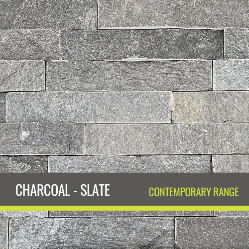 TIER® Natural Stone Contemporary Charcoal Slate