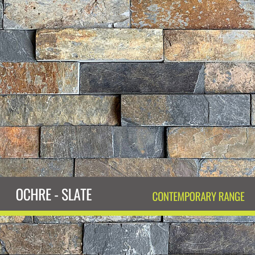 TIER® Natural Stone Contemporary Ochre Slate