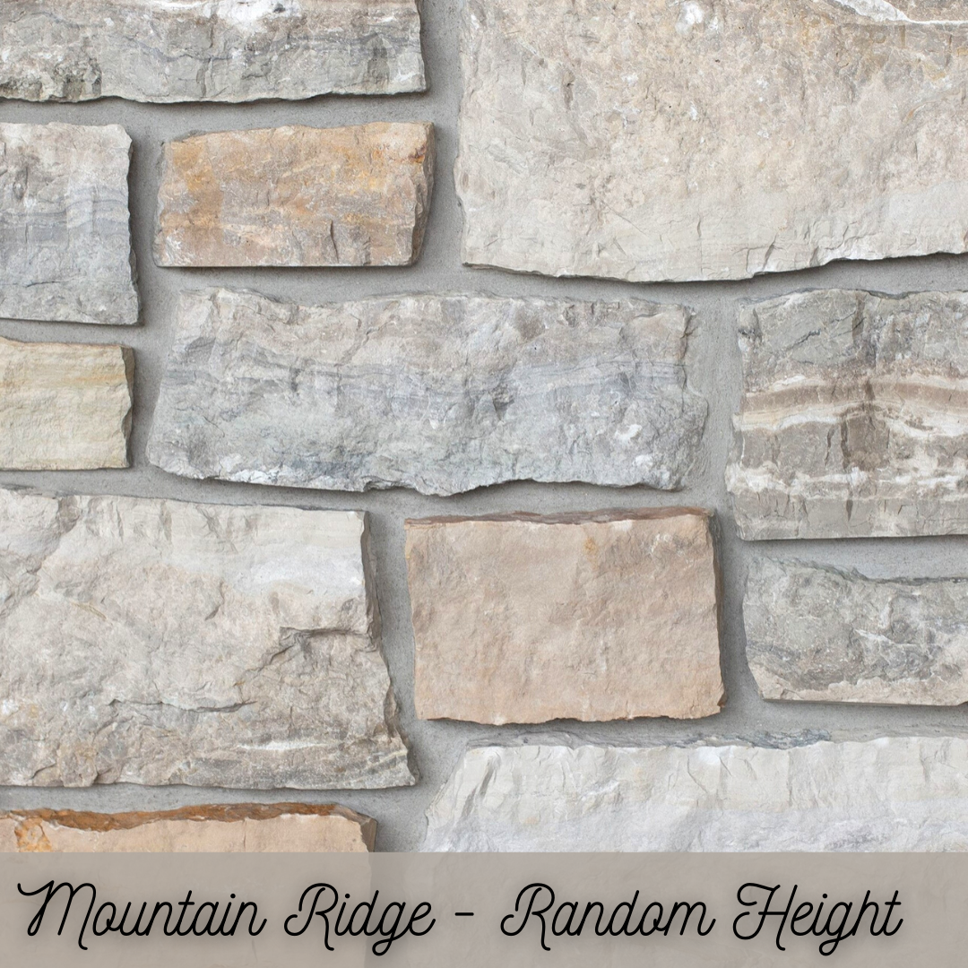 Mountain Ridge Random Height by ThinCut™ Natural Stone