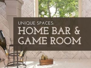 Unique Spaces Home Bar and Game Room