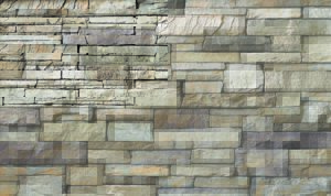 Cultured Stone® – Country Ledgestone, Ashfall with tight fit mortar joints