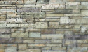 Cultured Stone® – Country Ledgestone, Ashfall with tight fit mortar joints