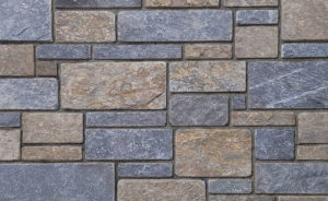 Pangaea® Natural Stone – 3 Course Ashlar, Lancaster with half inch mortar joints