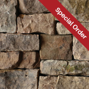 ThinCut™ Natural Stone Veneer - Random Height, Weathered Fieldstone with tight fit mortar joints