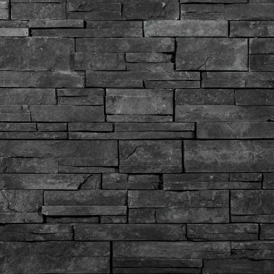 Dutch Quality - Dry Stack, Midnight with tight fit mortar joints