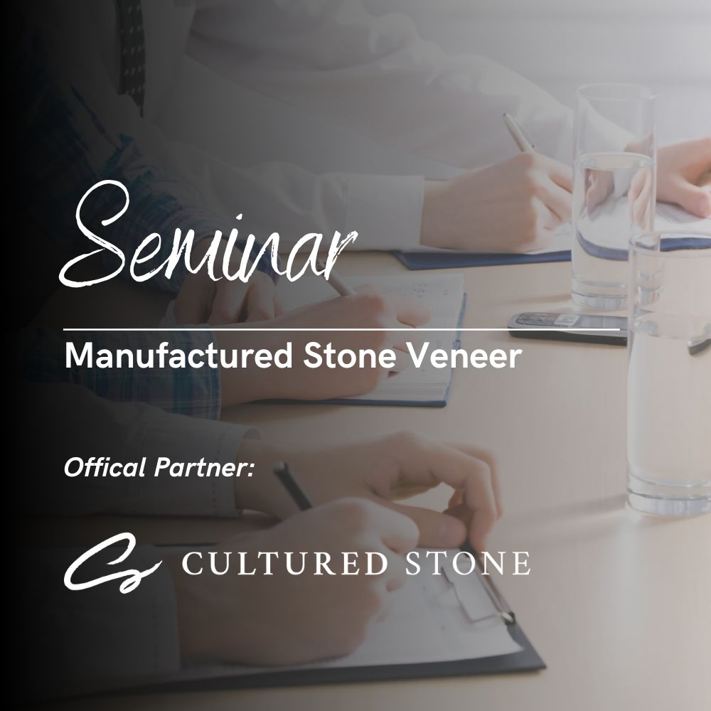 Manufactured Stone Veneer Seminar