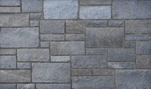 Pangaea® Natural Stone - 3 Course Ashlar, Chinook with half inch mortar joints